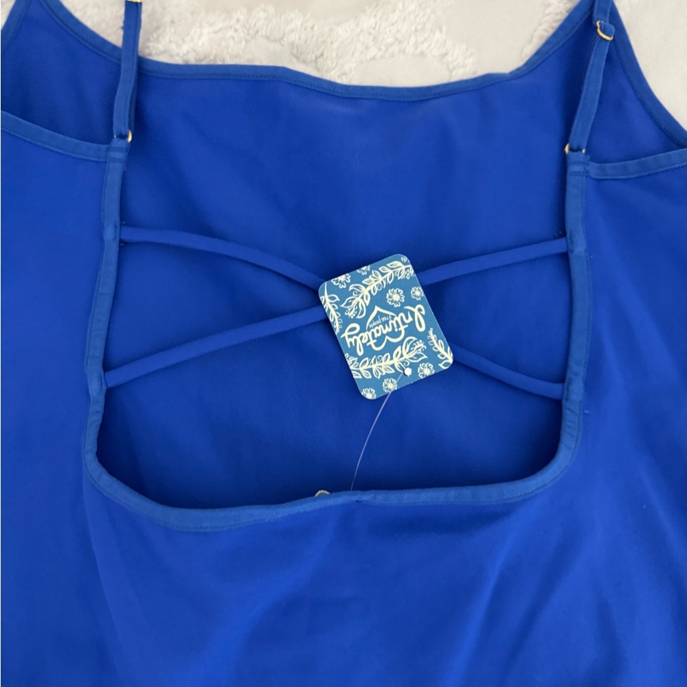 Free People Royal Blue Spaghetti Strap Bodysuit - Picture 14 of 14